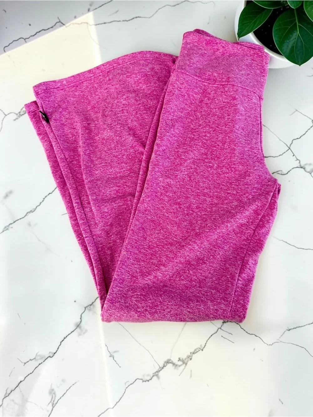 Girls' Pink Soft Flared Leggings